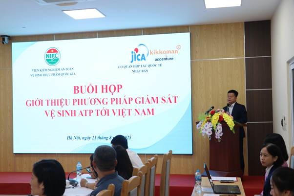 Assoc-Prof-Dr-Tran Cao Son-Deputy-Director-of-the-National-Institute-for-Food-Control-delivered